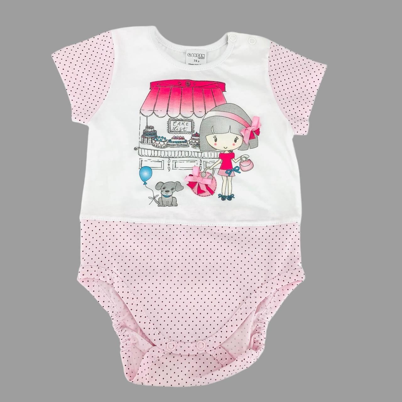 Боді Garden Baby 19906 Cake List 74 см 9 міс. (32539092) Боді Garden Baby 19906 Cake List 74 см 9 міс. (32539092)