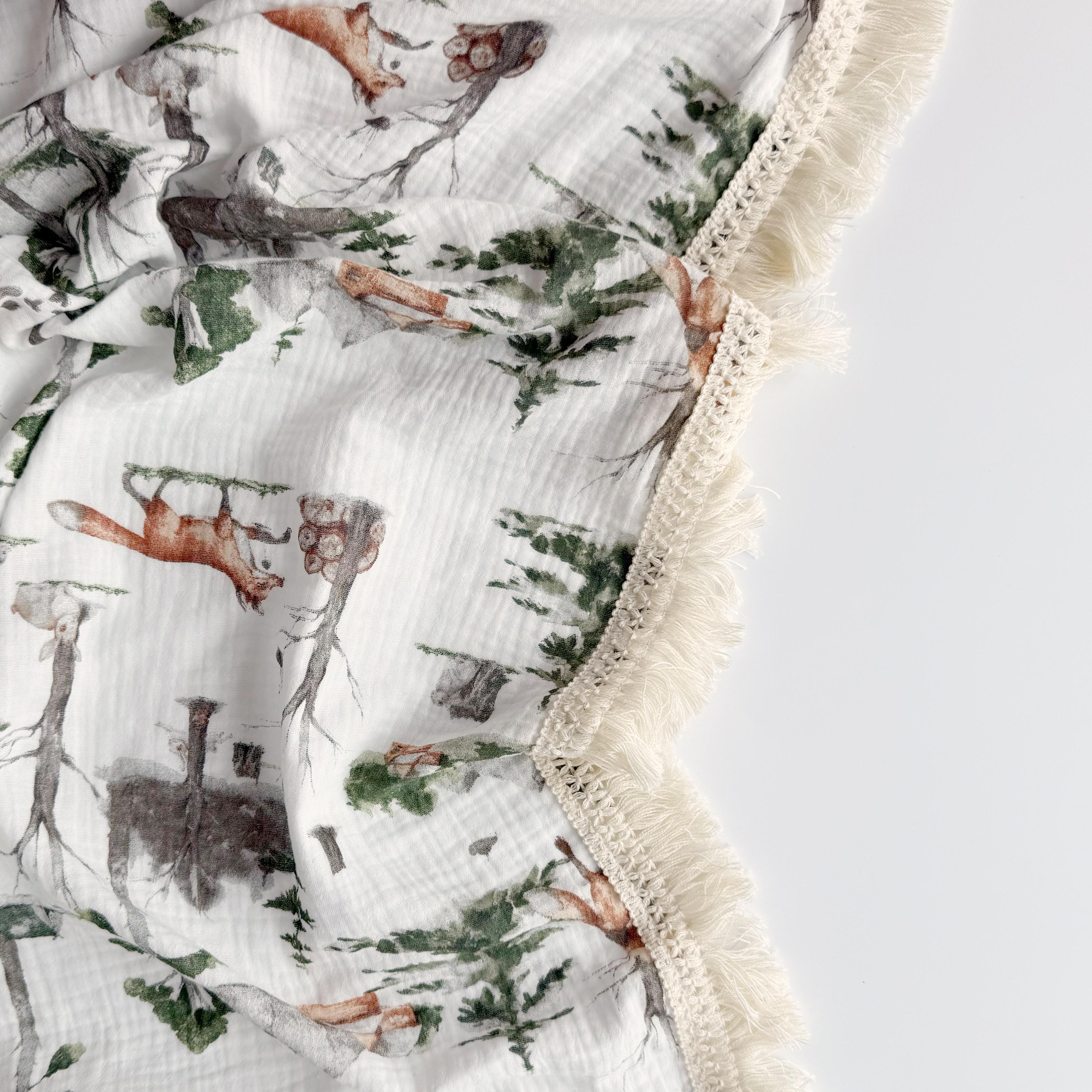 Пеленка муслиновая Баловень Forest