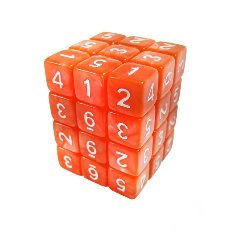 Гральні кубики Green Stuff World D6 Color ORANGE 36 шт. (2661)