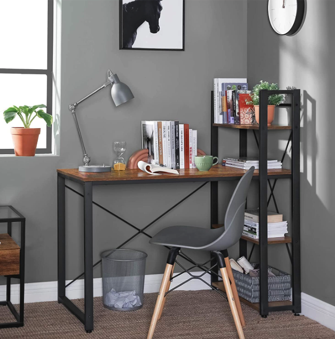 Комп'ютерний стіл з боковими полицями Leobert Devoko Loft (4627) - фото 7