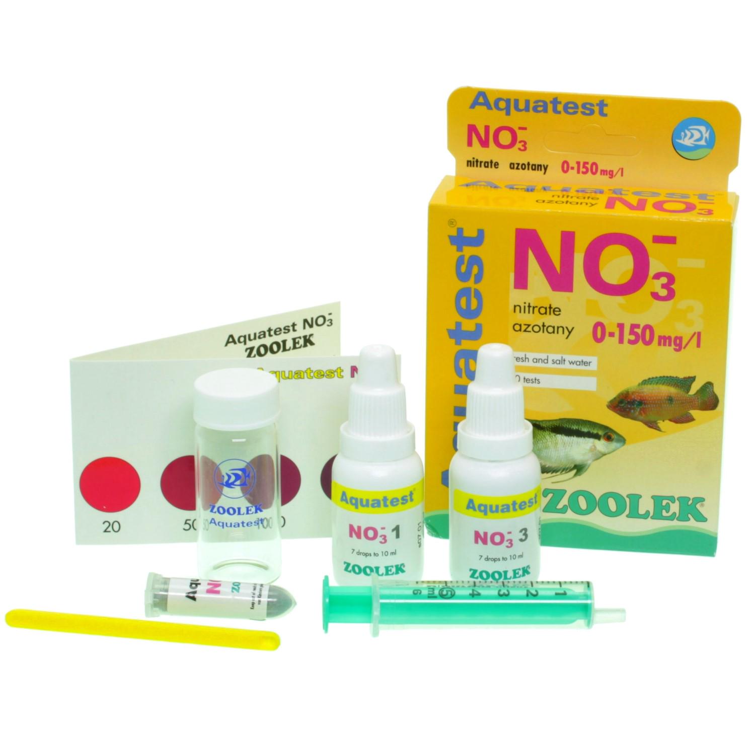 Тест Zoolek Aquatest NO3 на нитраты для пресной и соленой воды (ZL1040)