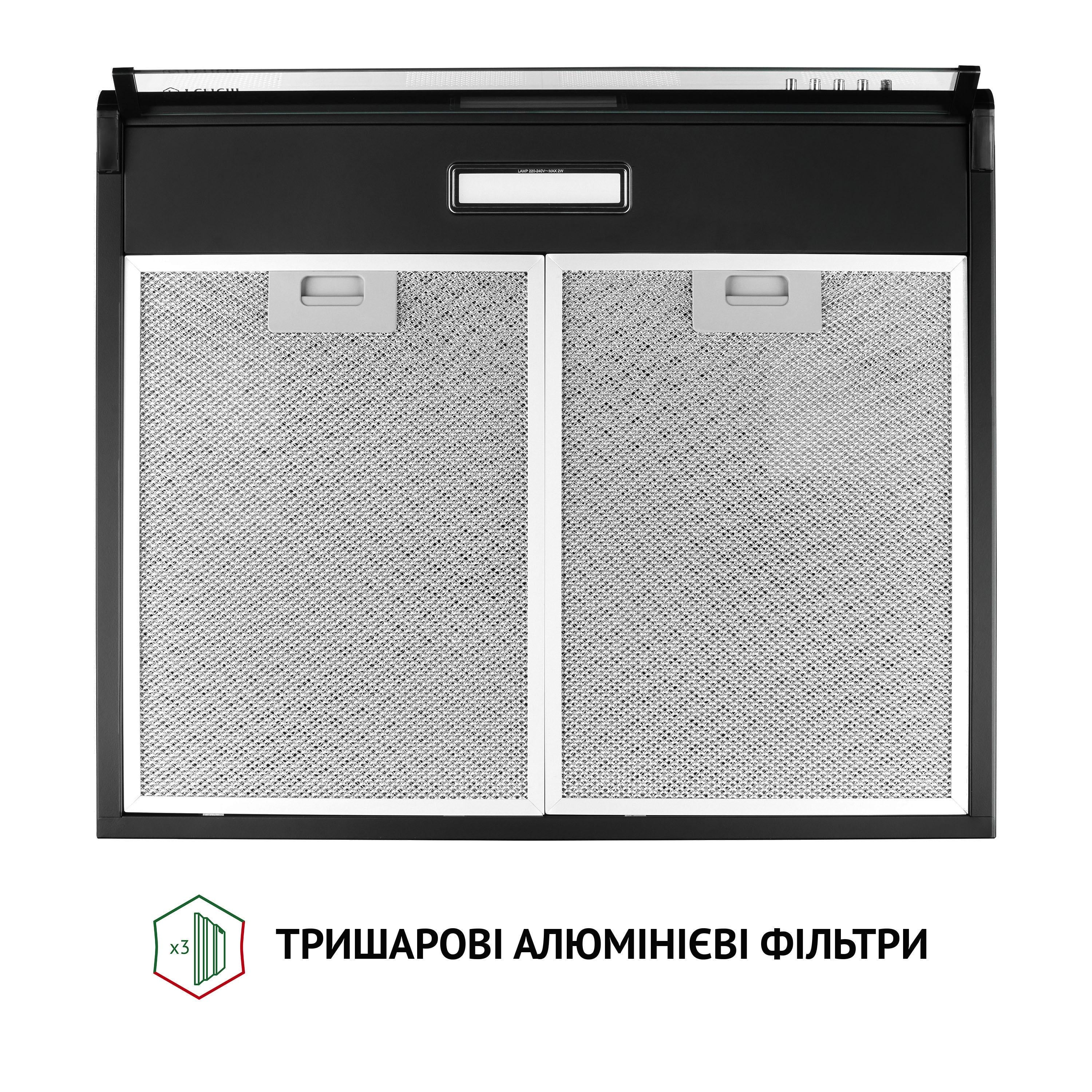 Витяжка PERFELLI PL 6144 BL LED - фото 7