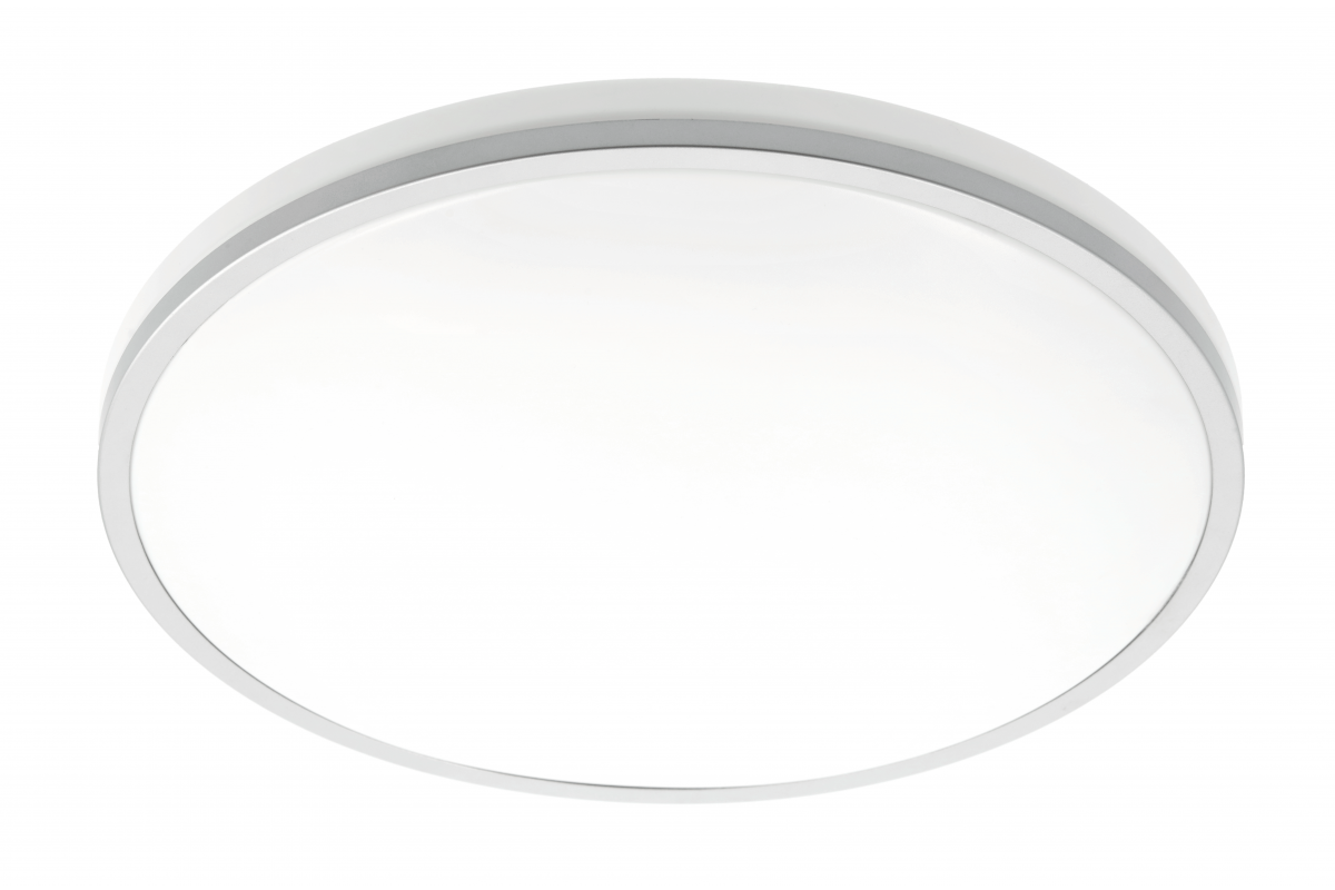 LED-светильник GTV TULA 24 Вт 1680 Лм 4000K AC180-250В PF>0,5 IP44 Ø 350 мм Серый (28688289)