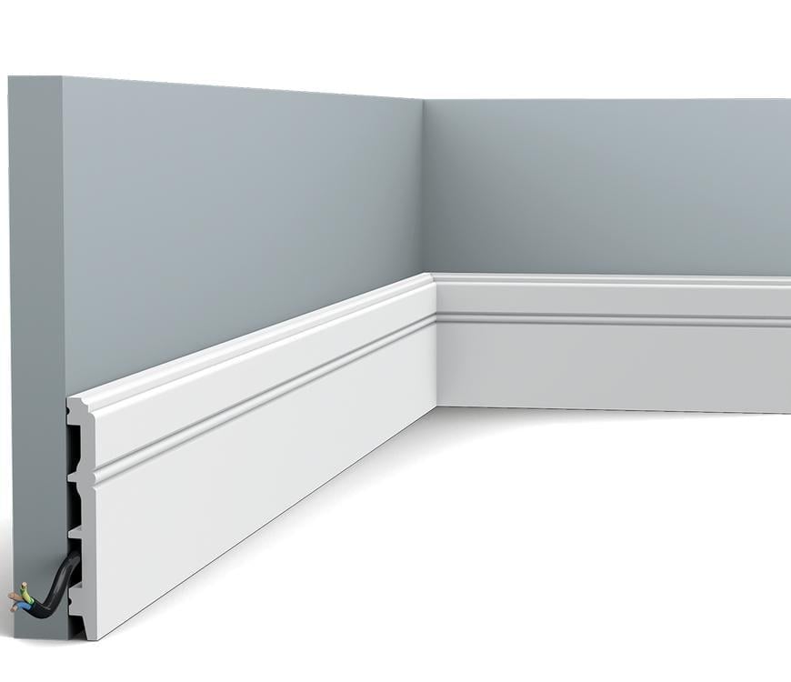 Плинтус напольный гладкий Orac Decor SX105 2000х110х13 мм (2841)