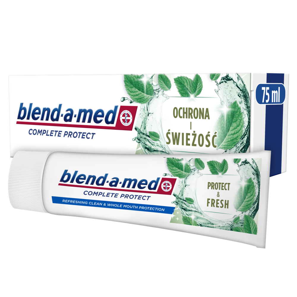 Зубная паста Blend-a-Med Complete Фреш защита и свежесть Перечная мята 75 мл (30844502)
