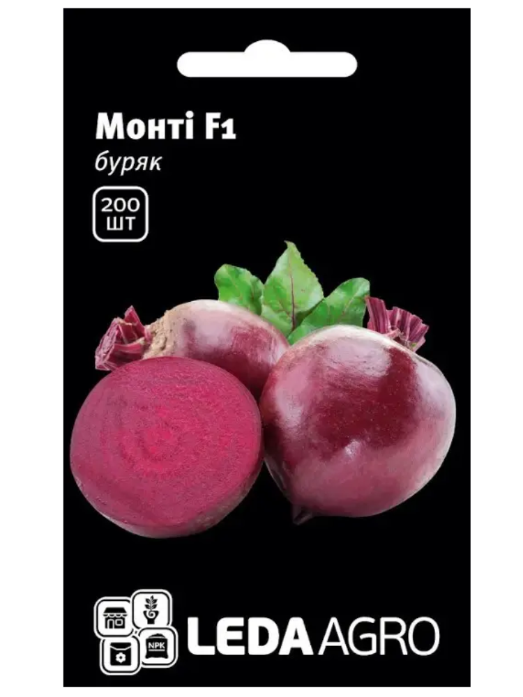 Семена Свекла Leda Agro столовая Монти F1 200 шт. (2465) Семена Свекла Leda Agro столовая Монти F1 200 шт. (2465)