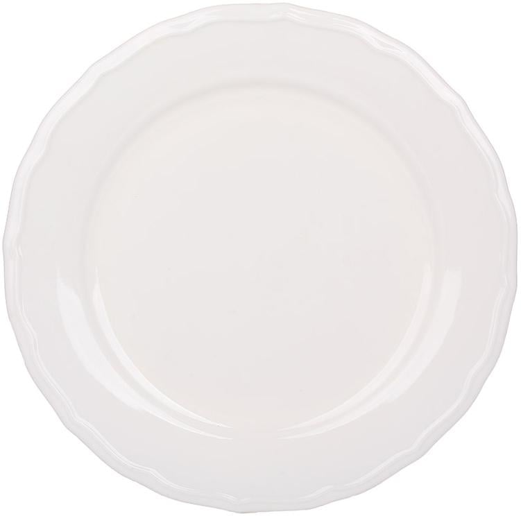 Тарелки фарфоровые Pure White 22 см