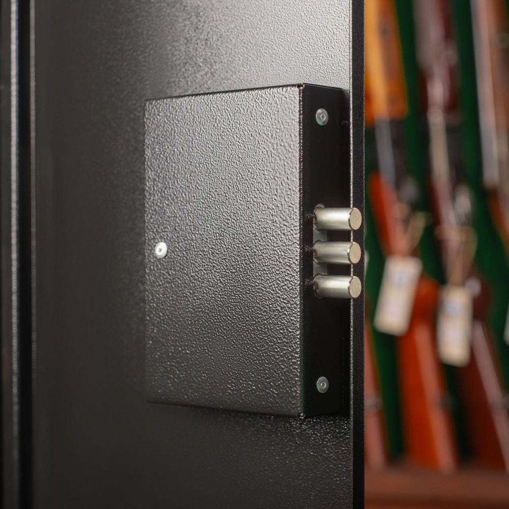 Сейф збройовий ШОЕ-1400 з касовим відділенням для зберігання Чорний (6-17-3010810100002) - фото 3