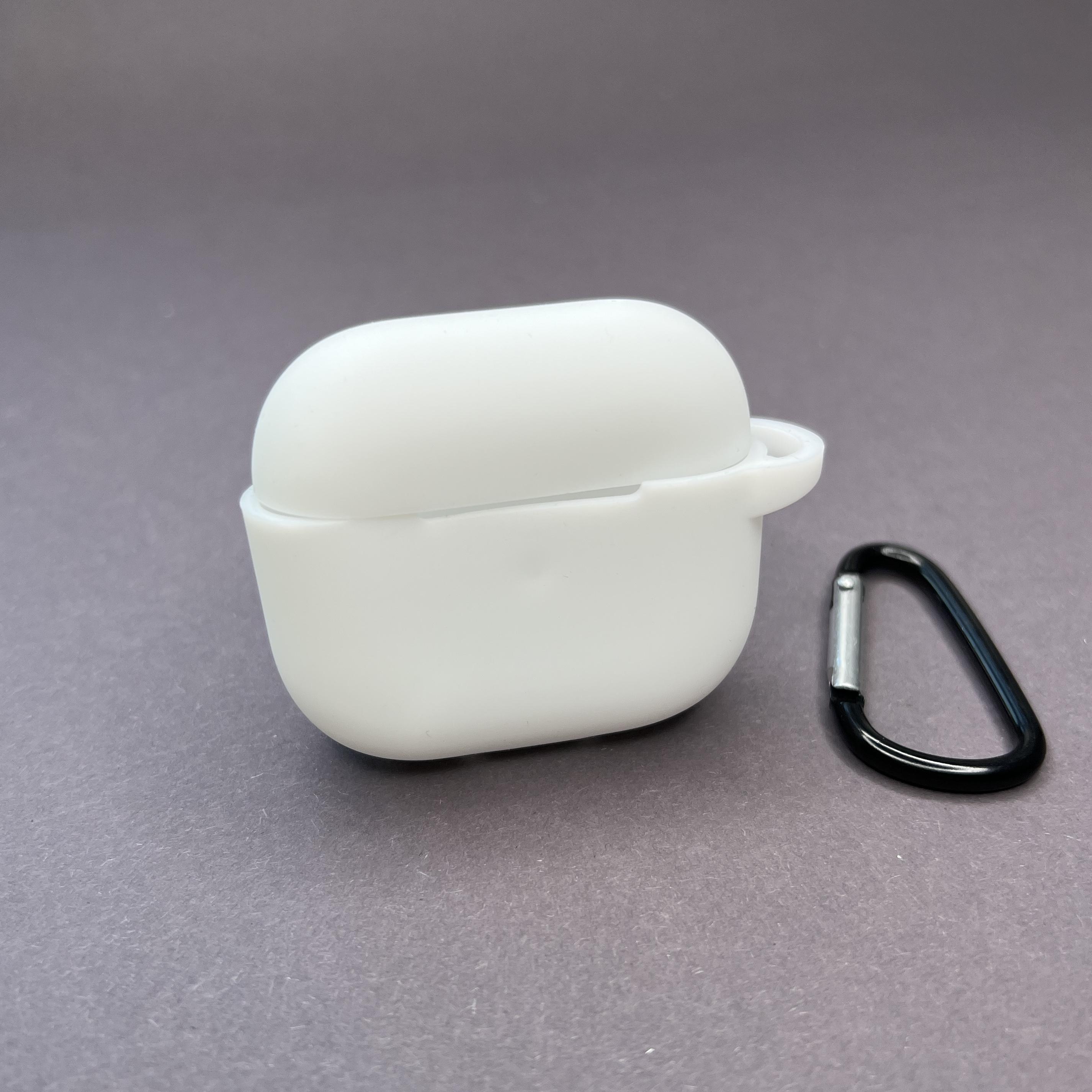 Чехол силіконовий протиударний для Apple Airpods 3 з карабіном