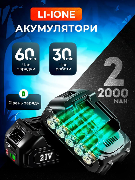 Пила цепная аккумуляторная MJM X-Trim V21 (439395005) - фото 4