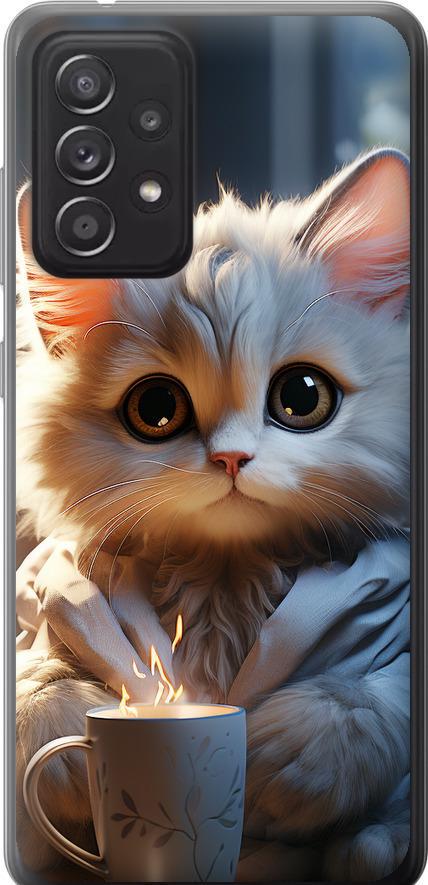 Чехол на Samsung Galaxy A52 White cat (5646u-2251-42517)