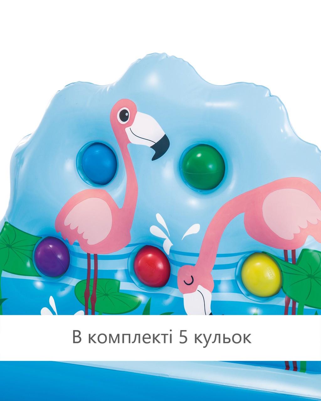 Бассейн детский надувной Intex Jungle с горкой и фонтанчиком (57161) - фото 9