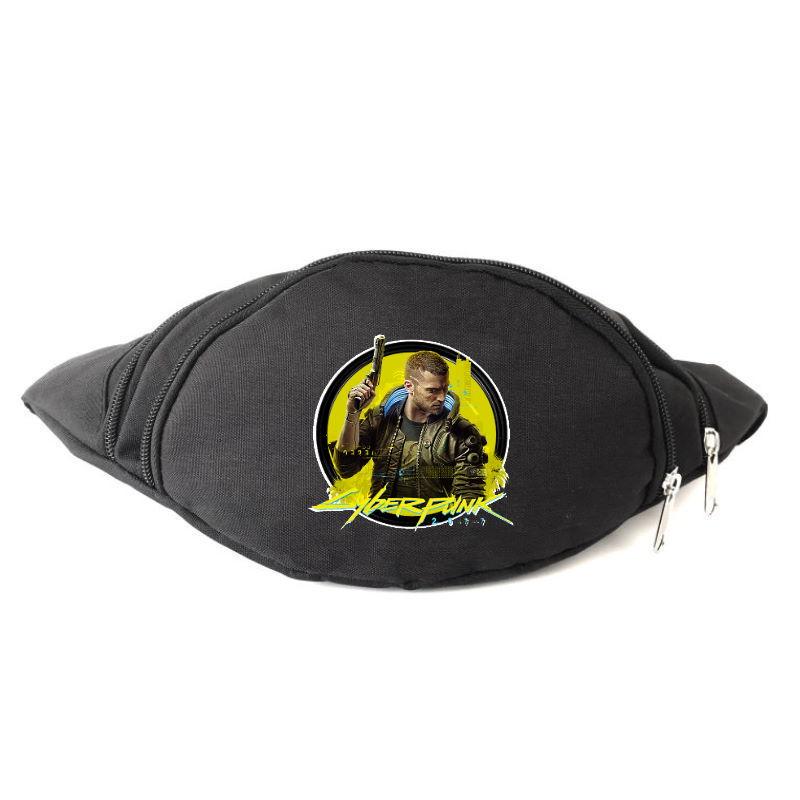 Поясная сумка-бананка Cappuchino toys Cyberpank-005 Черный (1426330341)