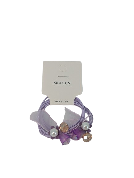 Резинки для волос Stenson WW02503 2 шт. Purple (27676362)