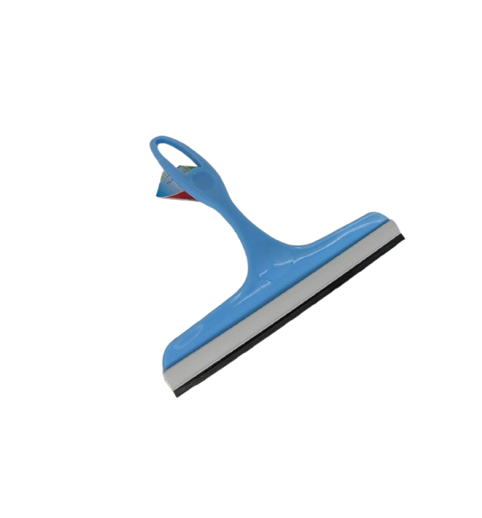 Швабра пластикова Stenson R87899 для миття вікон та гладких поверхонь робоча частина 23x23 см Блакитний (629143)