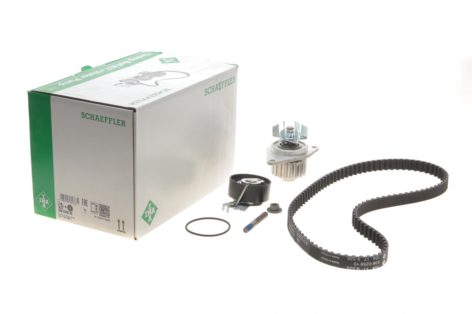 Комплект ГРМ и помпа INA Citroen Berlingo 1.4i 96-11 104x17 48/55kw (530 0335 30)
