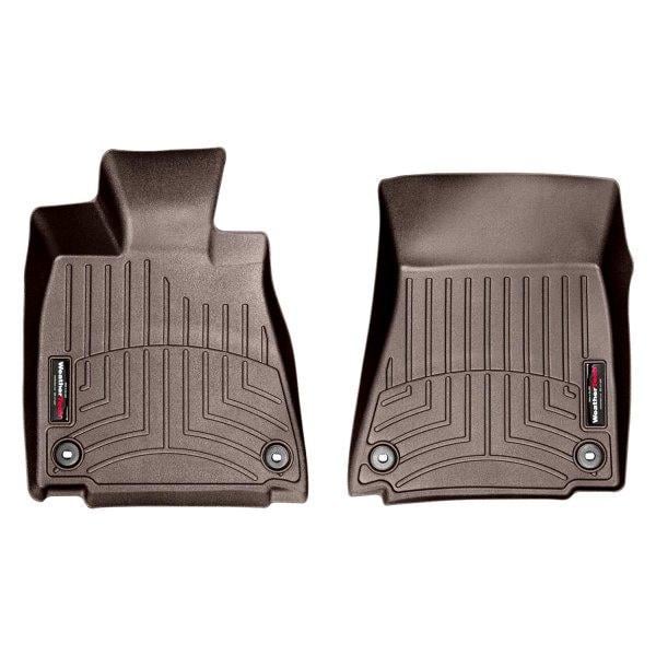 Коврики в салон WeatherTech для Lexus GS 2012-19 RWD с бортиком передние Коричневый (476331)
