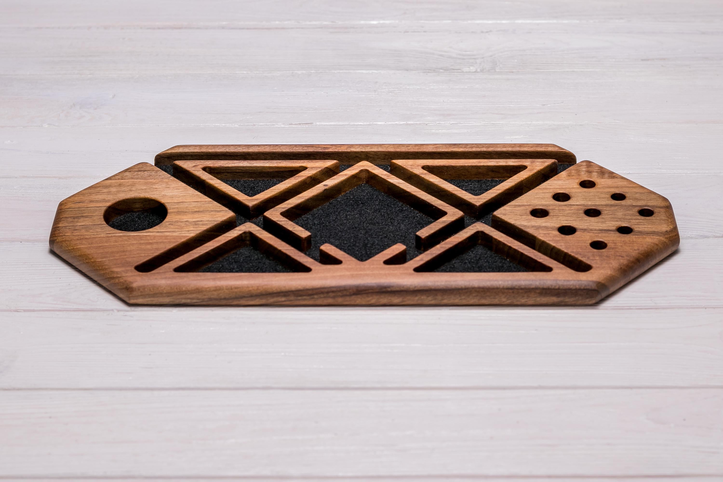 Органайзер настольный EcoWalnut  для канцелярии (EW-27)