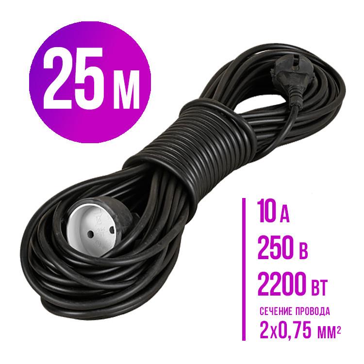 Удлинитель-переноска Loga ГОСТ 25 м 2х0,75 мм2 - фото 2 Удлинитель-переноска Loga ГОСТ 25 м 2х0,75 мм2 - фото 2