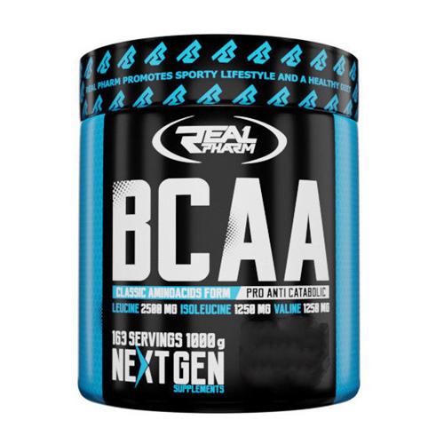 Амінокислота BCAA для спорту Real Pharm BCAA Instant 1000 г 163 порції Orange