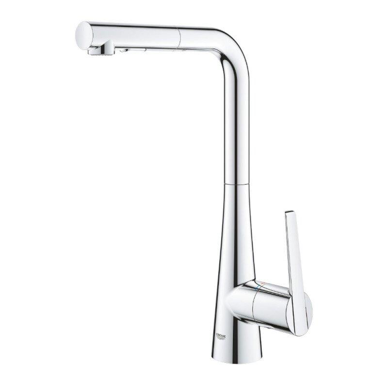 Змішувач для кухні Grohe Zedra 32553002 із висувною лійкою Хром (61882)