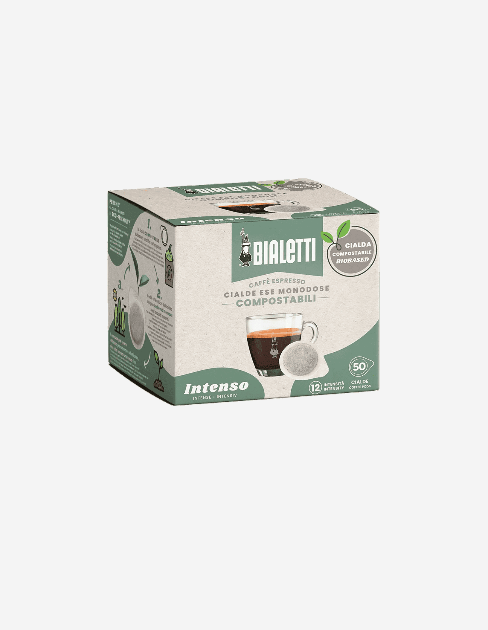 Кофе в чалдах Bialetti Intense Single-Dose Espresso Pods (096080425) Кофе в чалдах Bialetti Intense Single-Dose Espresso Pods (096080425)