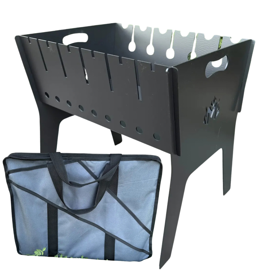 Мангал дворівневий з чохлом Mzavod Фенікс на 6 шампурів 3 мм (2948732810)