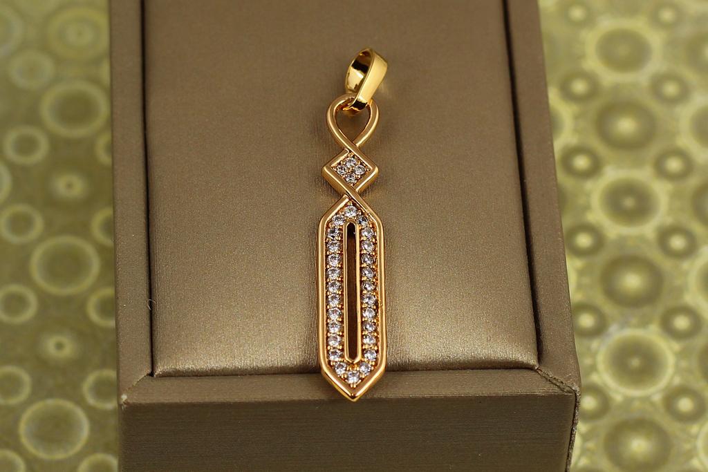 Кулон Xuping Jewelry Королевский контур 3,8 см Золотистый (30642075)