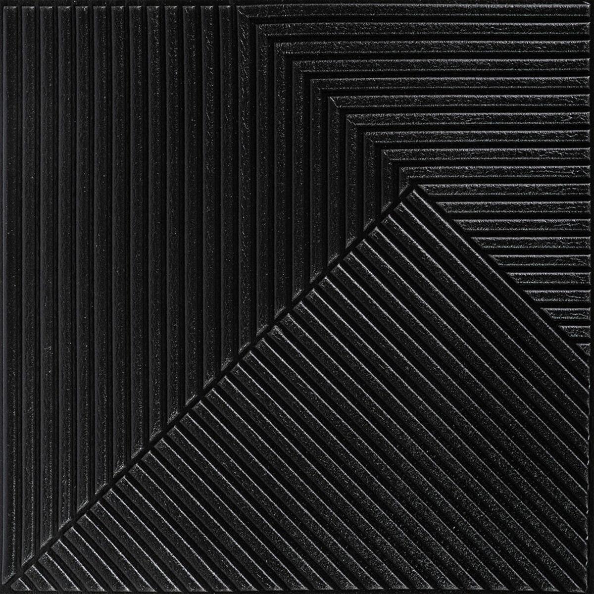 3D-панель декоративна самоклеюча 500х500х5 мм Бамбук Чорний (SW-00002881)