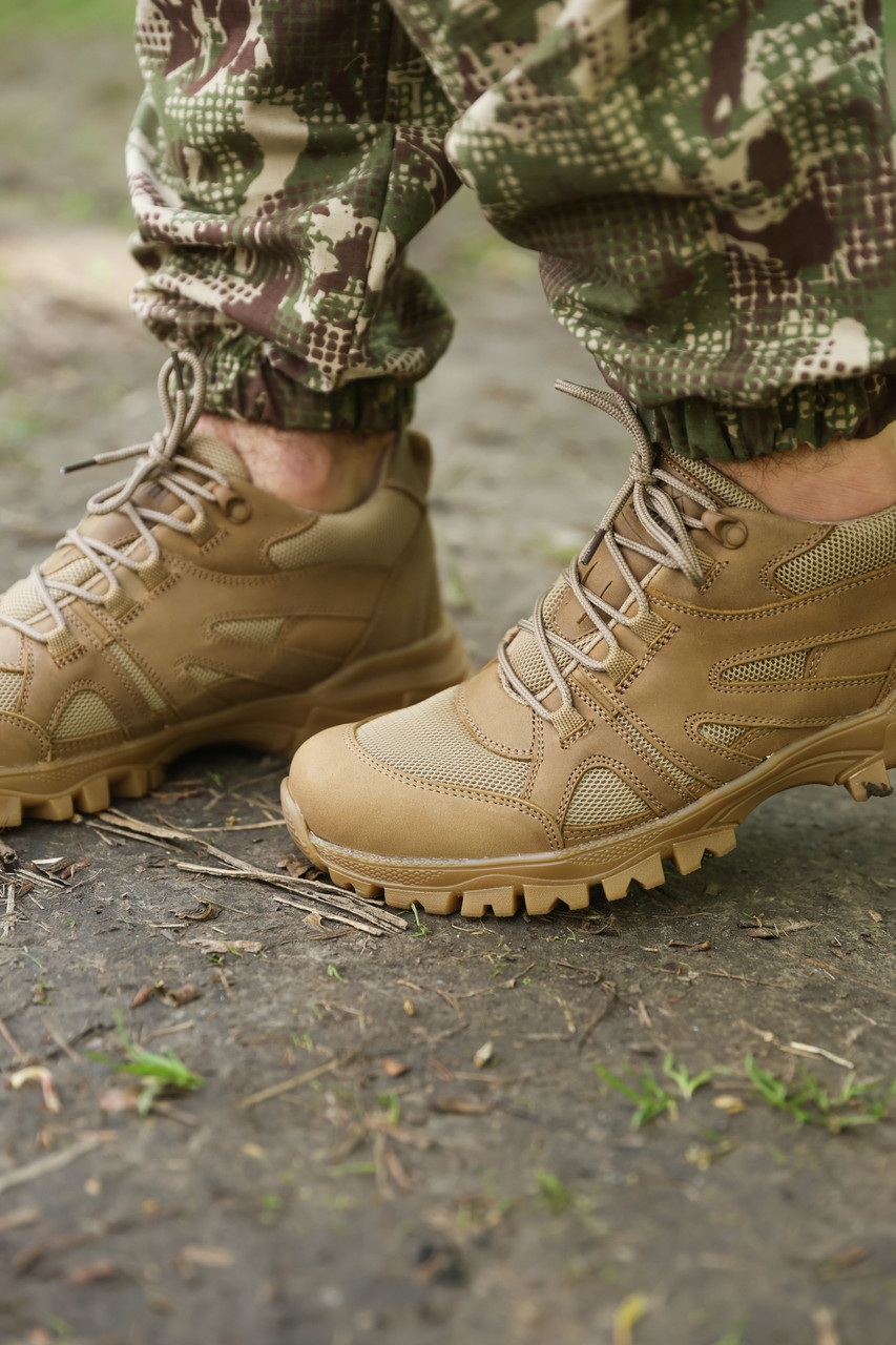 Кросівки військові Мангуст з сіткою р. 45 Койот (2170-45) - фото 9