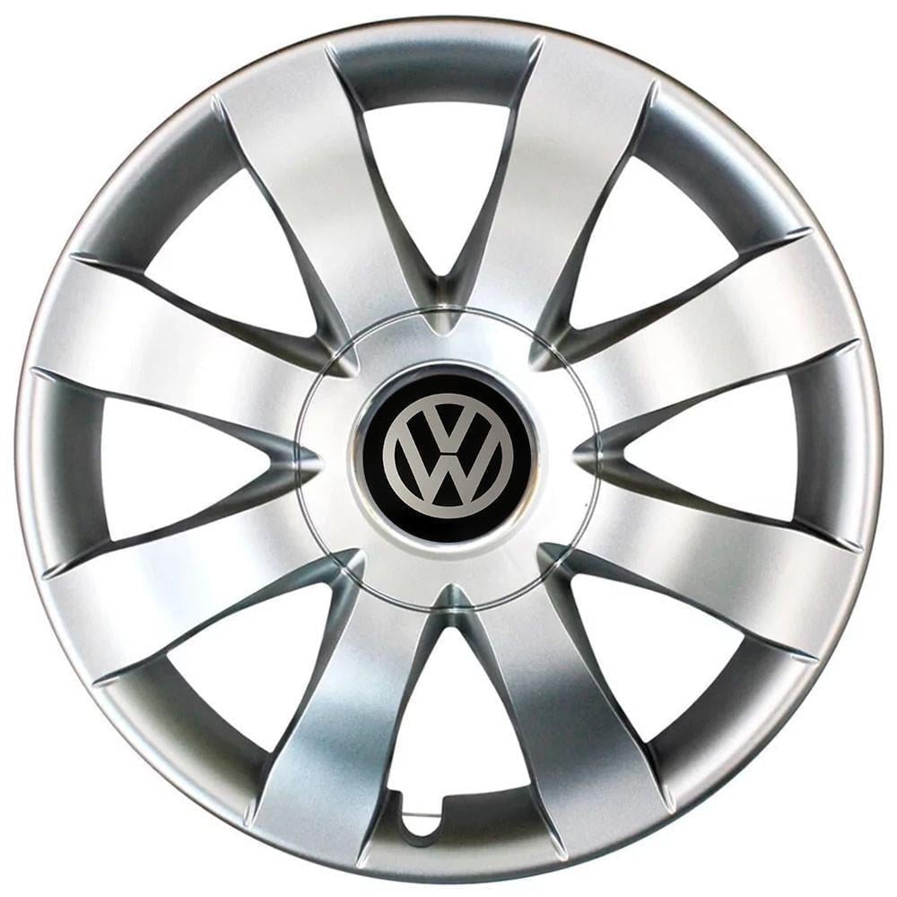 Колпаки SJS 323 с логотипом Volkswagen R15 4 шт. Серебристый (2654558397)