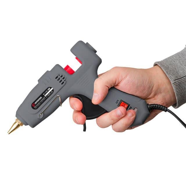 Пістолет клейовий Intertool 180-195°C 40 Вт 230 В під стрижні 10,8-11,5 мм 10-16,5 г/хв (000028179) - фото 5 Пістолет клейовий Intertool 180-195°C 40 Вт 230 В під стрижні 10,8-11,5 мм 10-16,5 г/хв (000028179) - фото 5