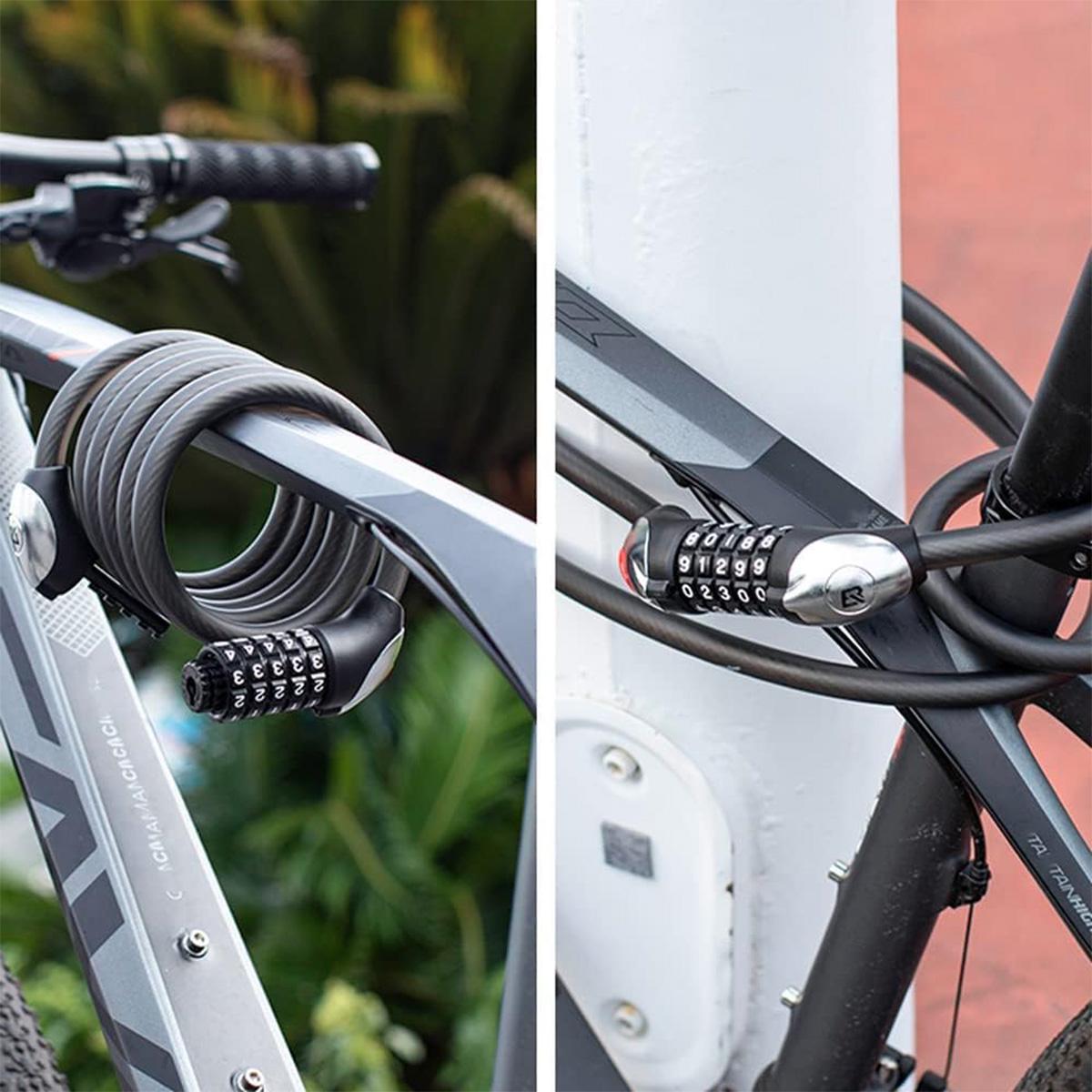 Замок кодовый велосипедный ROCKBROS RKS531 с подсветкой 120 см Черный (RB-RKS531-2795) - фото 6 Замок кодовый велосипедный ROCKBROS RKS531 с подсветкой 120 см Черный (RB-RKS531-2795) - фото 6