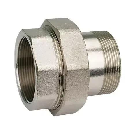 Сгон-американка Karro 2" прямой никелированная латунь Сгон-американка Karro 2" прямой никелированная латунь