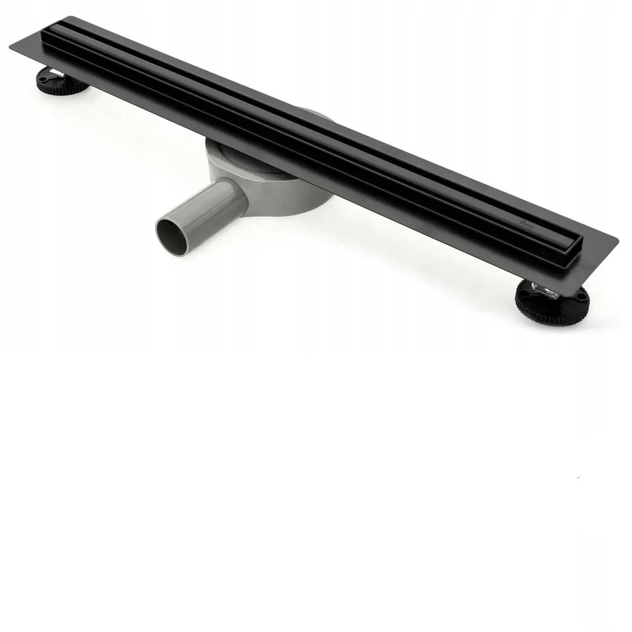 Трап для душа под плитку BW Tech Slim BLACK поворотный с сухим закрыванием 600 мм