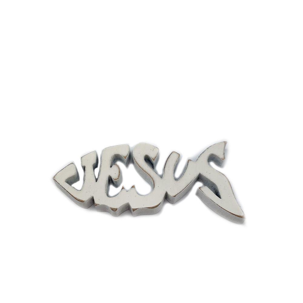 Магнит деревянный Jesus (хрмсл0001бва)