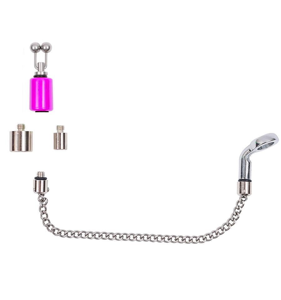 Індикатор клювання World4Carp Mini Hanger Kit steel chain Фіолетовий