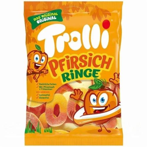 Цукерки желейні Trolli Pfirsich Ringe 150 г (31260762)