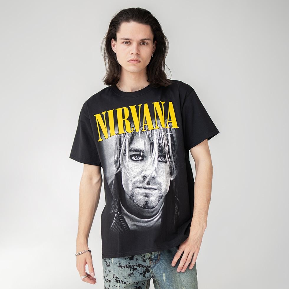 Футболка унисекс Nirvana Kurt Cobain S Черный (00000001612)