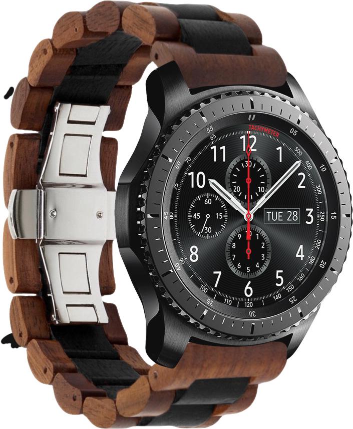 Ремешок деревянный WoodLock для Samsung Gear S3 Black/Brown (28672-26) Ремешок деревянный WoodLock для Samsung Gear S3 Black/Brown (28672-26)