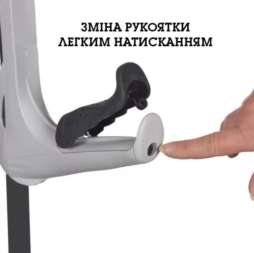 Милиця підлокітна FDI Opti Comfort Premium з м'якою ручкою Білий - фото 3