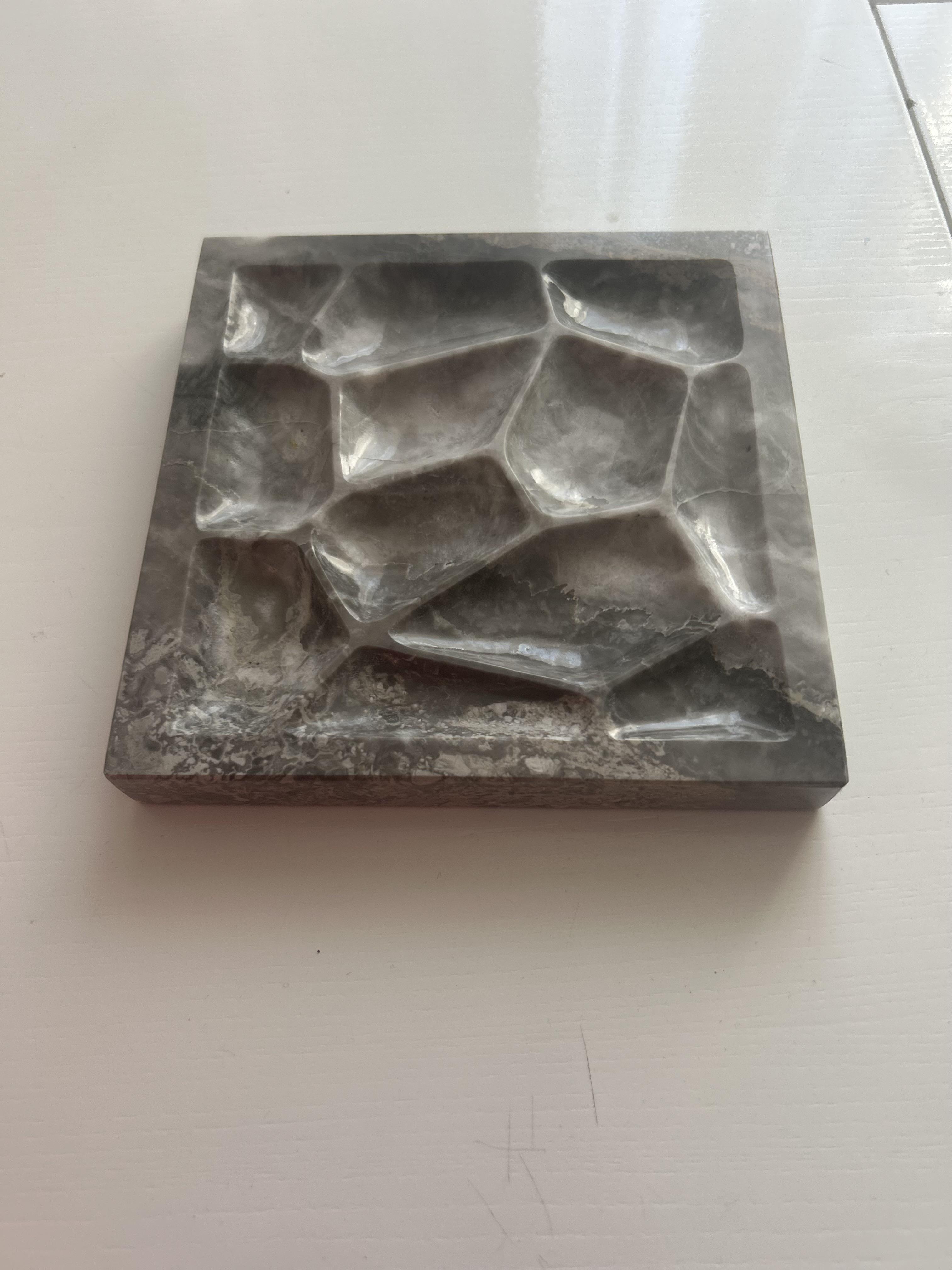 Підставка для прикрас Markam 15х15 см Сірий мармур (111) - фото 9