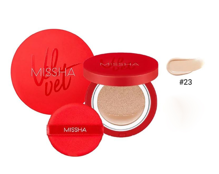 Тональный крем-кушон MISSHA Velvet Finish Cushion SPF50+/PA+++ тон 23 - фото 6