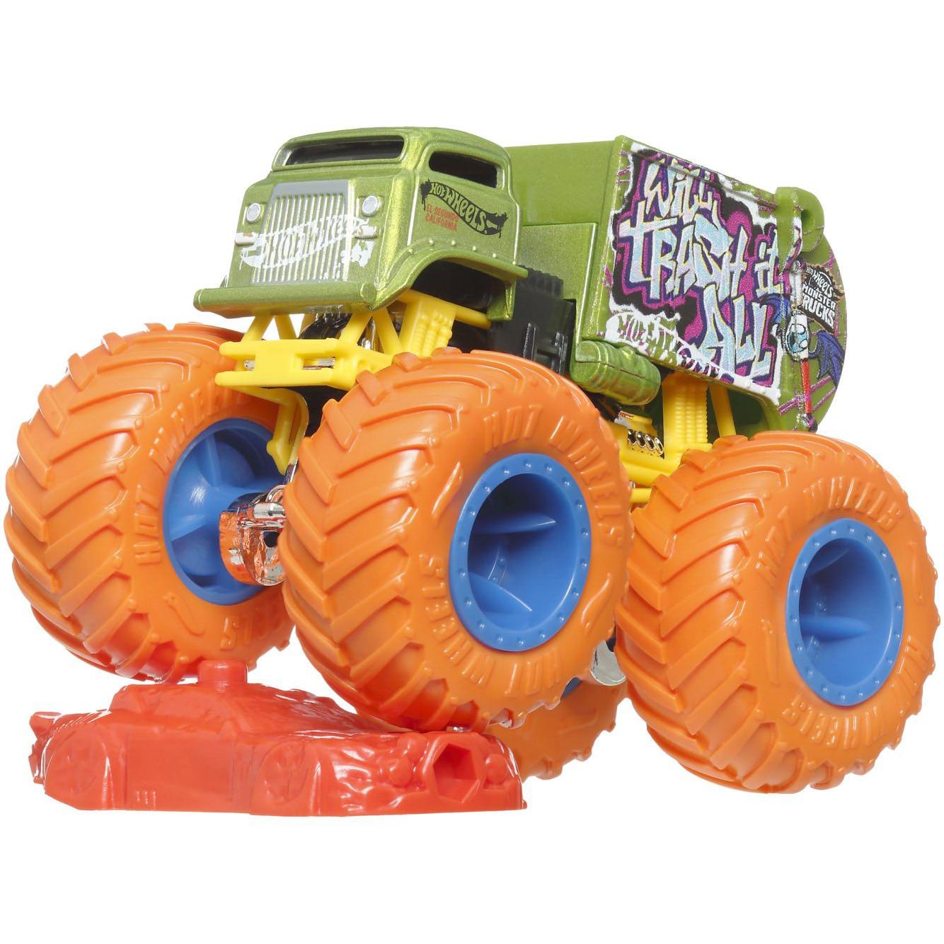 ᐉ Машинка-позашляховик Hot Wheels Monster truck Will Trash It All