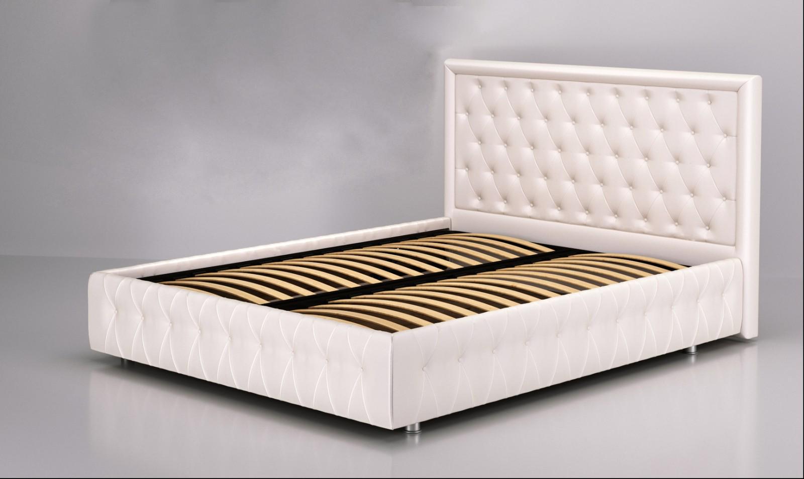 Кровать Unitex London с подъемным механизмом 25 Стефани 180х200 см White (10199626)