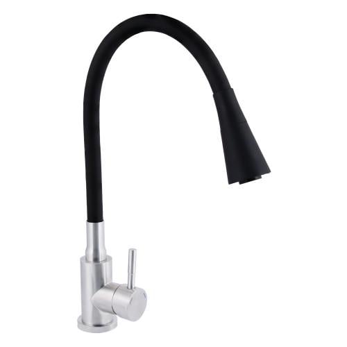 Смеситель для кухни Lidz Aria 015F31 с гибким изливом k35 (LDARI015F31BNK31872)