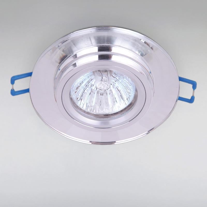 Точковий світильник вбудований Light House LS-15097 Білий / Дзеркальний Точковий світильник вбудований Light House LS-15097 Білий / Дзеркальний