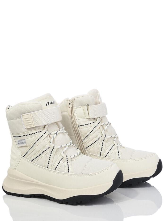 Сноубутсы на овчине Bi&Ki N01368B р. 33 Белый