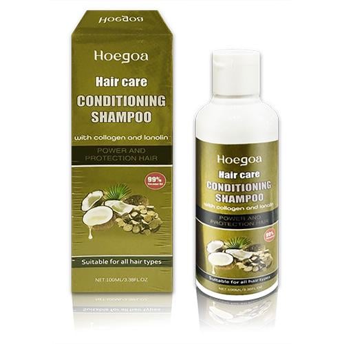 Шампунь-кондиционер Hoegoa питательный с коллагеном и ланолином 100 мл