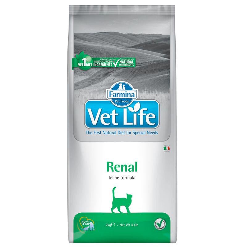 Корм сухий Farmina Vet Life Renal для котів для підтримки функції нирок 400 г (PVT004003S)